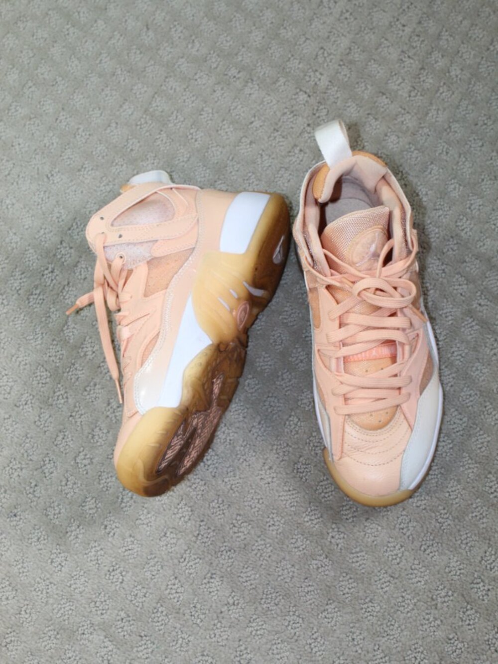 Women's Size 8 - Air Jordan Jumpman Two Trey Arctic Orange Athletic Shoes
